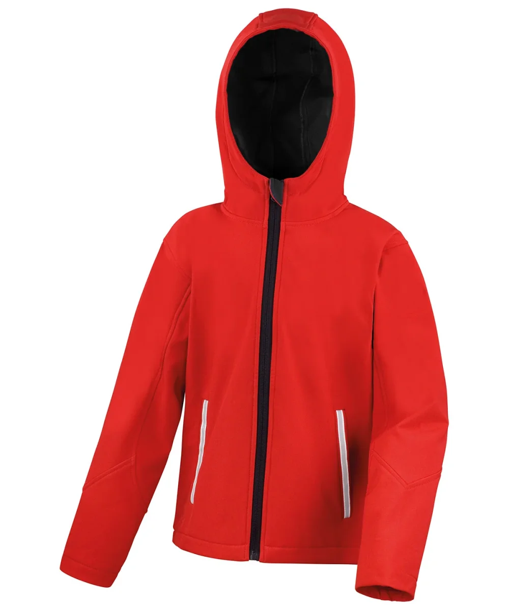 Core Junior Tx Performance Softshell-jacka med huva - Bild 7