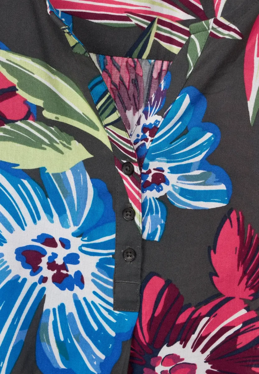 Cecil - Blommig kortärmad blus - Bild 7
