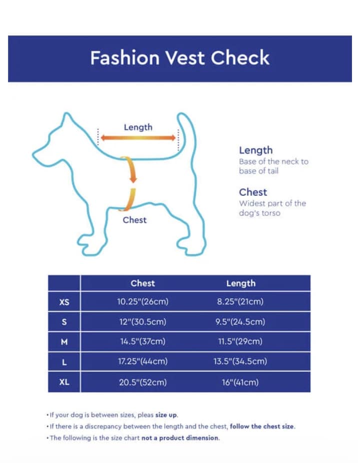 Gooby Fashion Vest Check Red - Bild 5