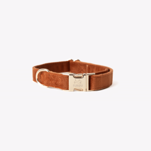 Furlou Velvet Halsband Clay