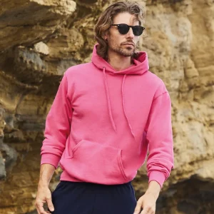 Klassisk 80/20 sweatshirt med huva