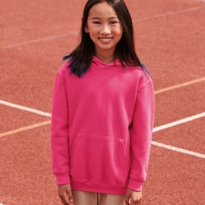 Klassisk sweatshirt med huva för barn