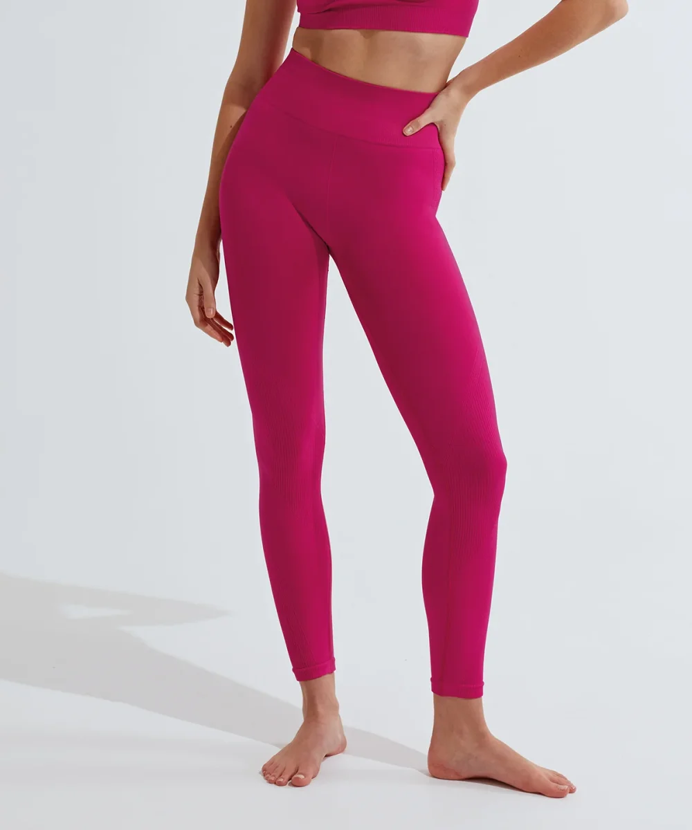 Dam Tridri Seamless '3D Figursydd' Multi-Sport Sculpt enfärgade leggings - Bild 2