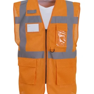 Hi-Vis Top Cool Executive väst med öppen mesh (Hvw820)