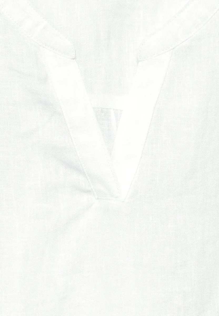 Street One - Vit ärmlös linneklänning - Bild 5