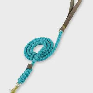 Molly and Stitch Touch of Leather Leash Santorini