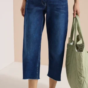 Cecil - Neele mellanblå 3/4 jeans