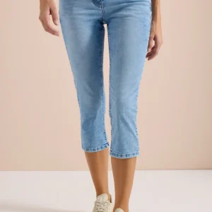 Cecil - Scarlett ljusblå 3/4 jeans