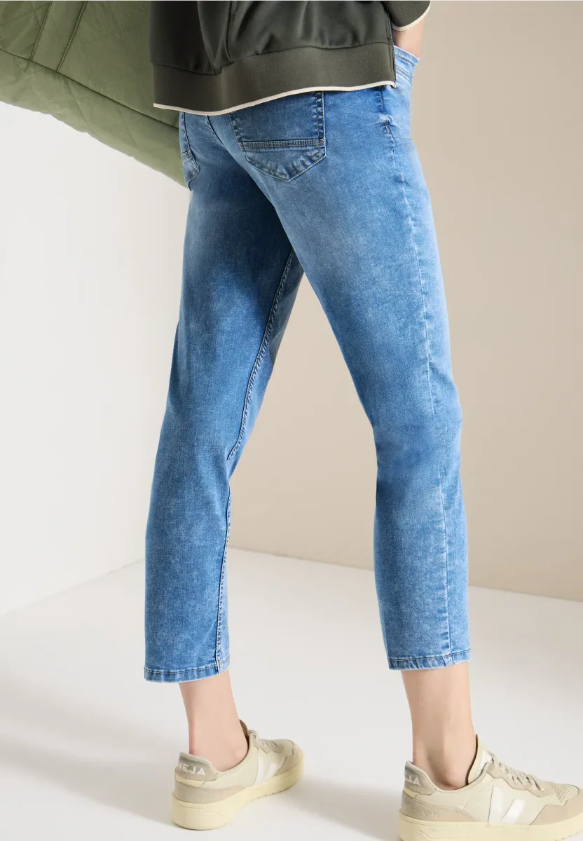 Cecil - Scarlett ljusblå korta jeans - Bild 3