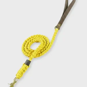 Molly and Stitch Touch of Leather Leash Mediterranean Sun