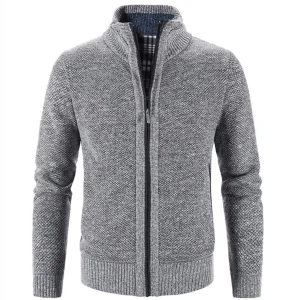 Dravik | Hög Hals Cardigan Tröja Jacka