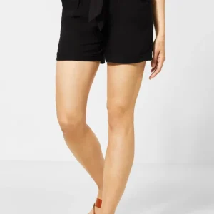 Street One - Paperbag-shorts i viskos