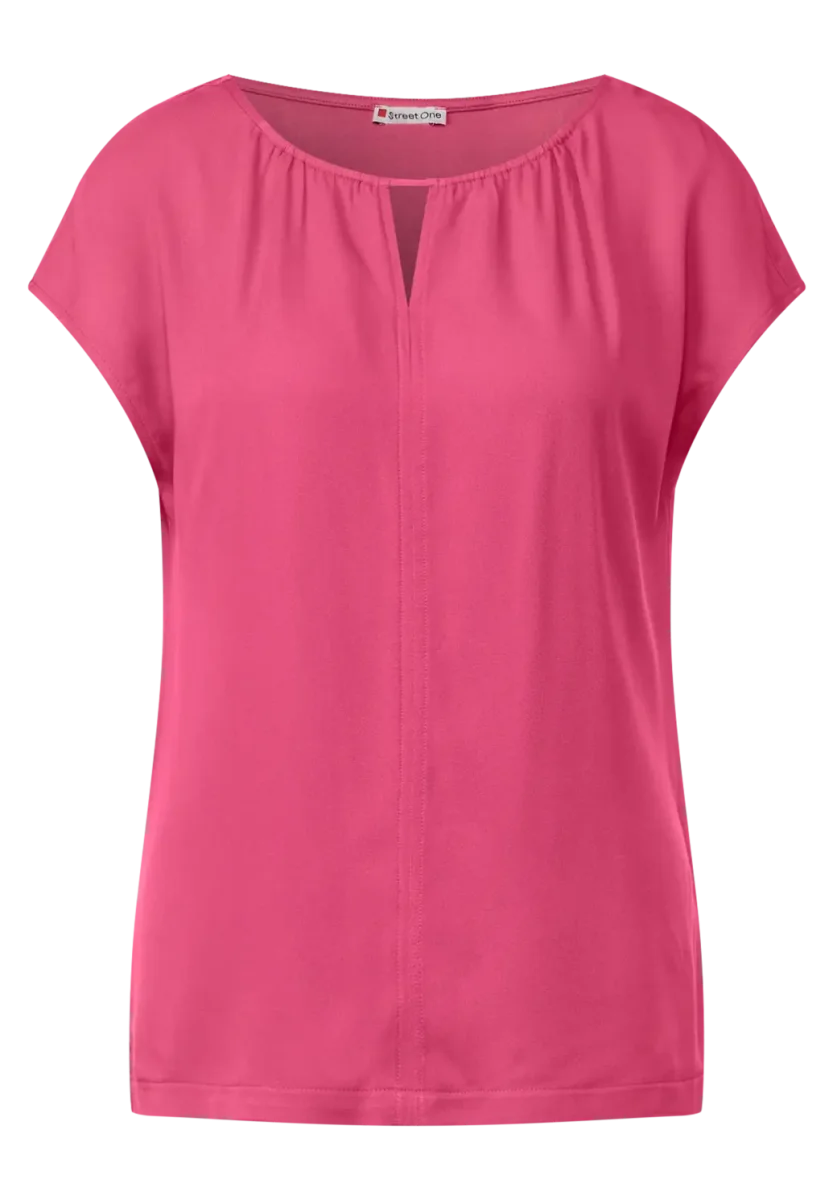 Street One - Rosa mat-mix blus Ecovero™ - Bild 5