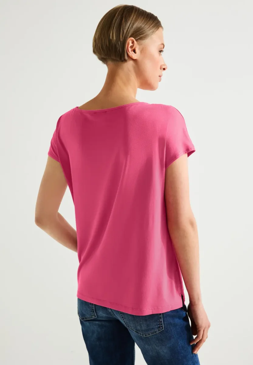 Street One - Rosa mat-mix blus Ecovero™ - Bild 3
