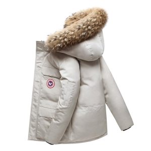 Herr Varm Vadderad Parkas | Mellanglång Vinterjacka