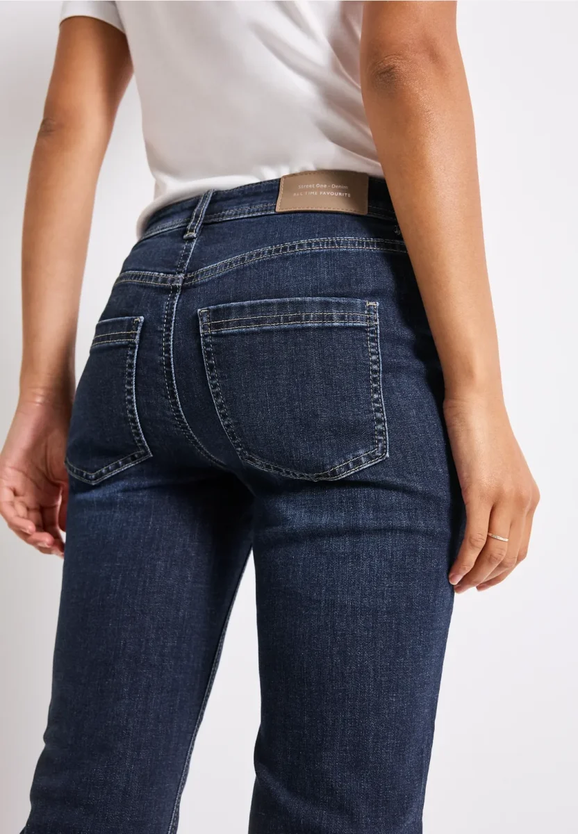 Street One - Blå Bootcut jeans hög midja - Bild 5