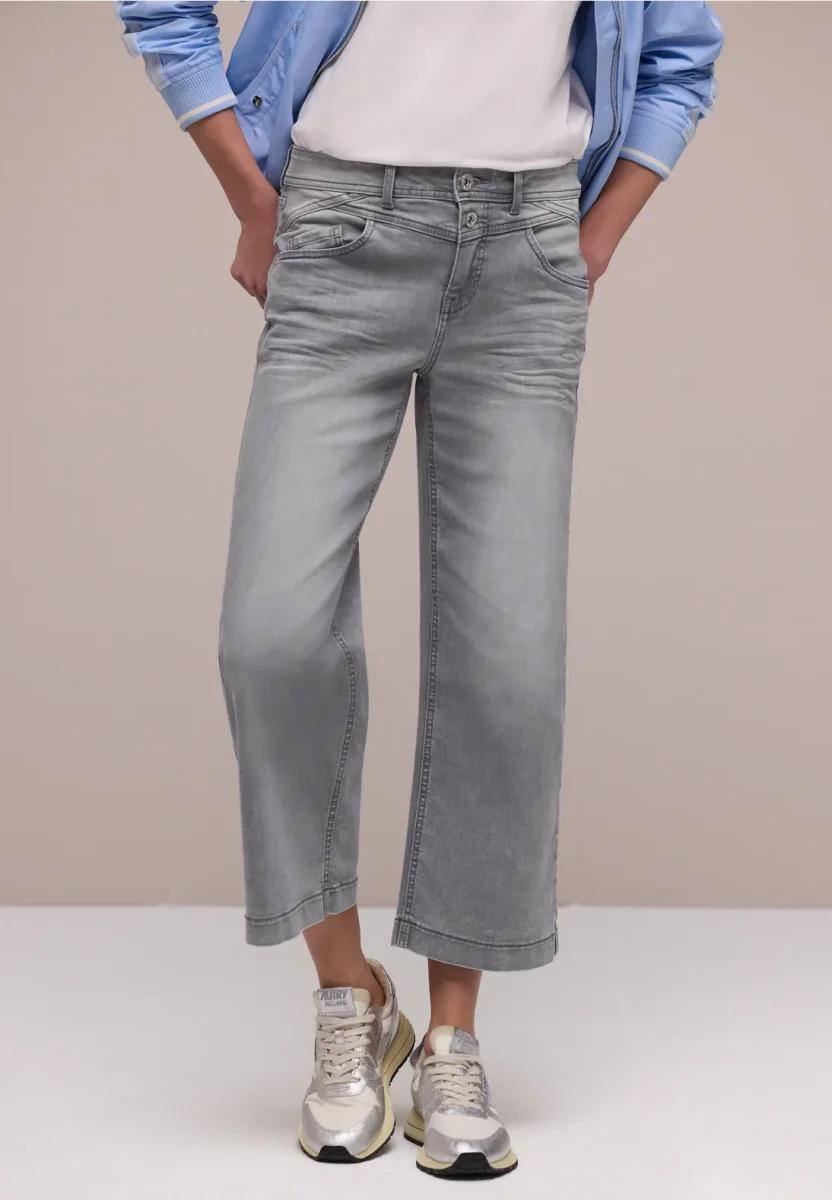 Street One - Emee vida jeans med hög midja