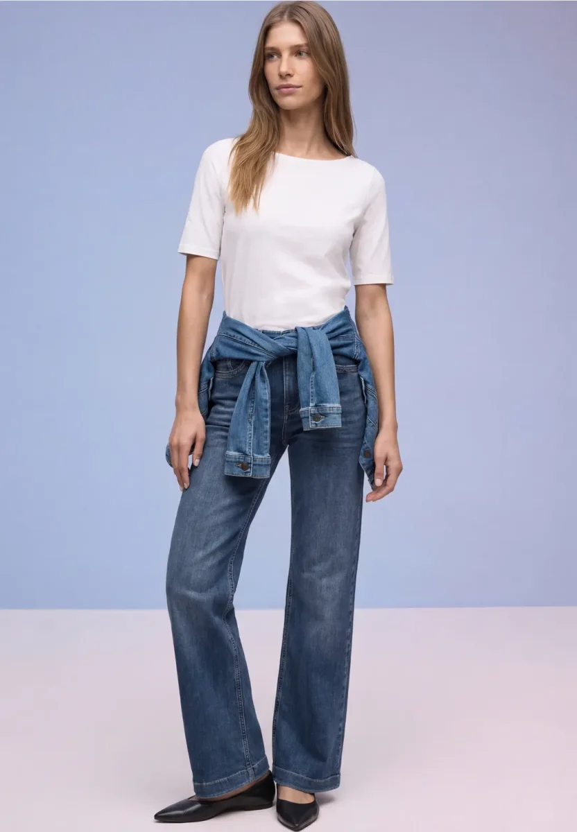 Street One - Vida jeans med hög midja - Bild 5