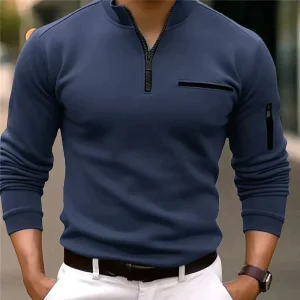 Finian | Män Kvartal-Blixtlås Pullover